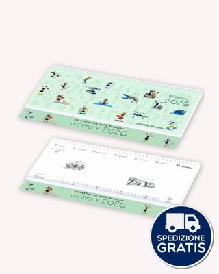 Weekly da tavolo 2026 Formiche di Vettori