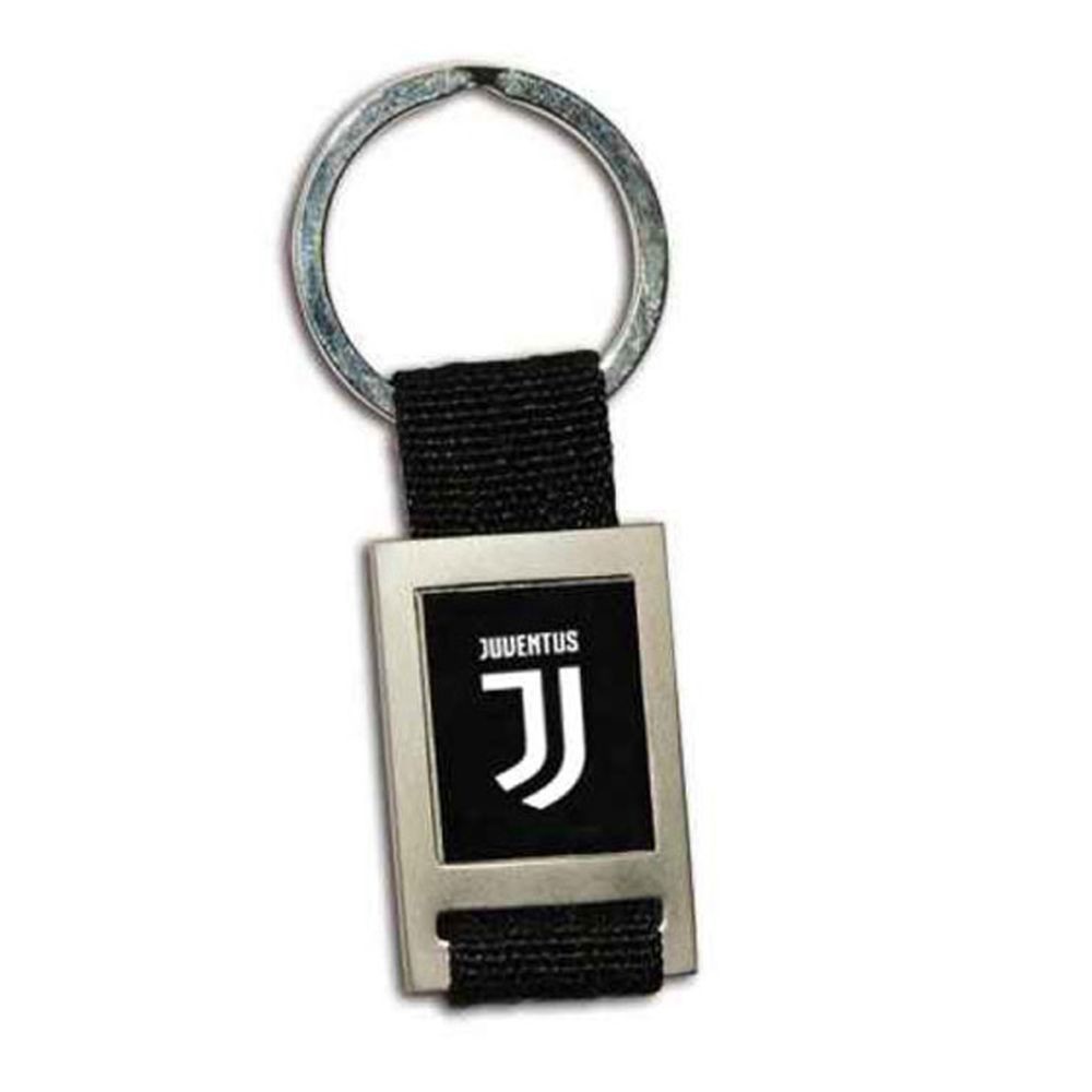 Portachiavi in metallo e tessuto Juventus FC JU1129 Portachiavi in metallo e tessuto Juventus FC JU1129
