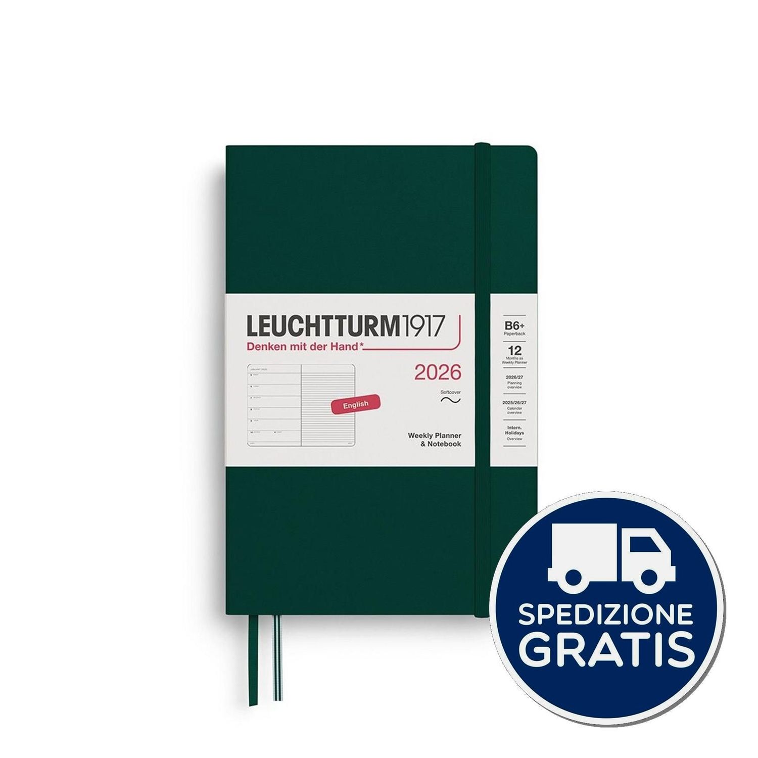 Leuchtturm - Agenda Settimanale Notebook 2023 cm.13x19