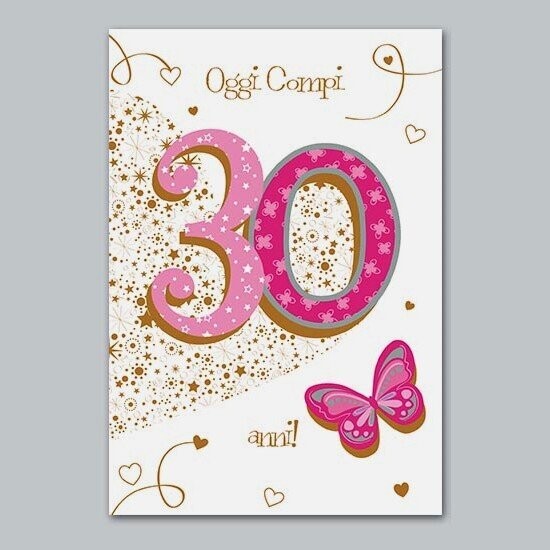 Biglietto Auguri Talking “30 Anni” donna