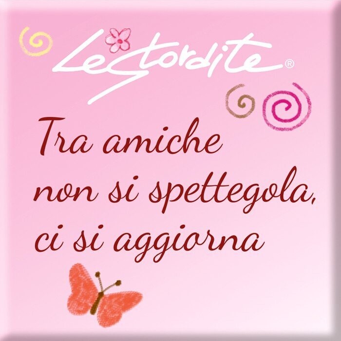 Magnete da frigo Le Stordite “Tra amiche...”