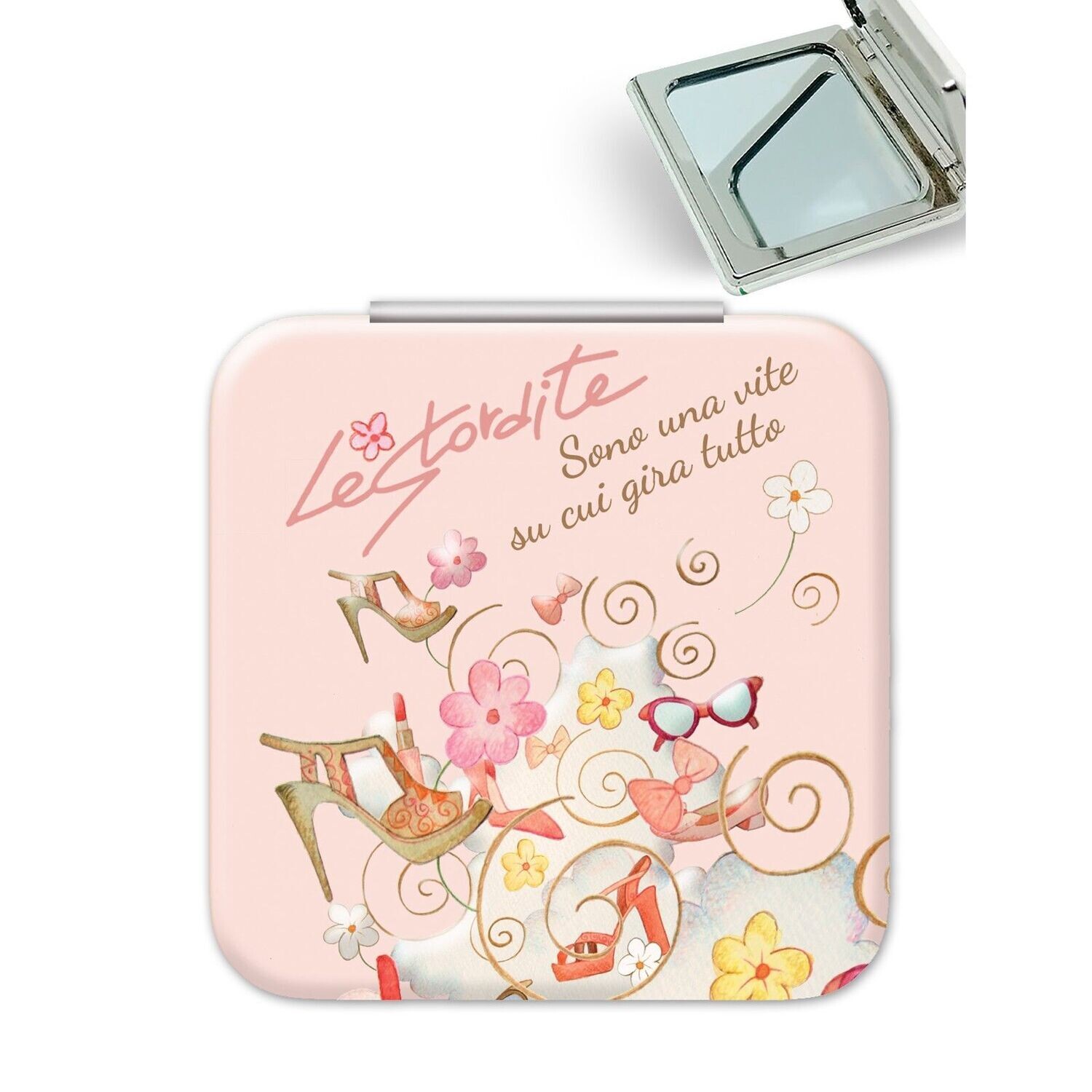 Specchietto da borsa Le Stordite “Sono una vite...”