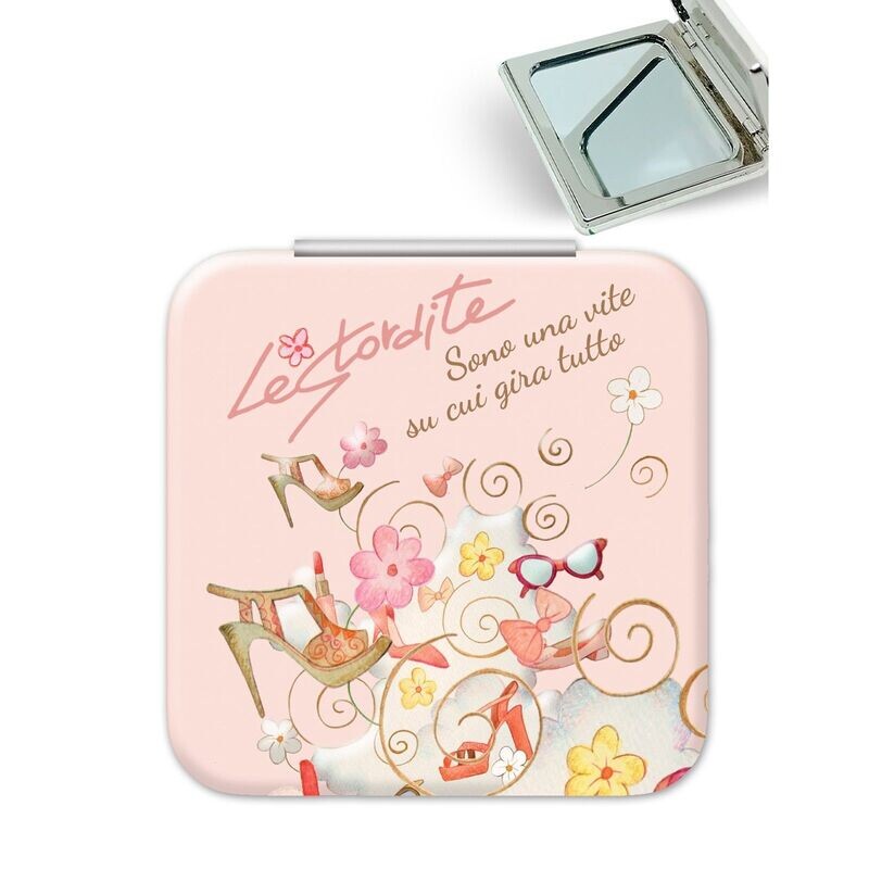 Specchietto da borsa Le Stordite “Sono una vite...”