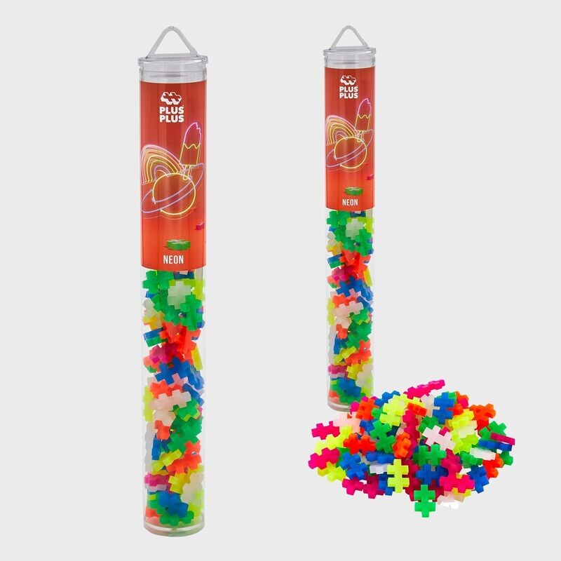 Mattoncini Plus-Plus mini neon 100 pz