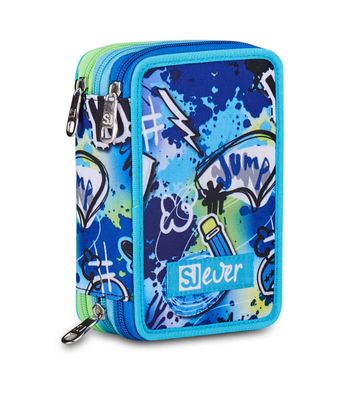 Astuccio 3 zip SJ Ever Cloudy Blue boy