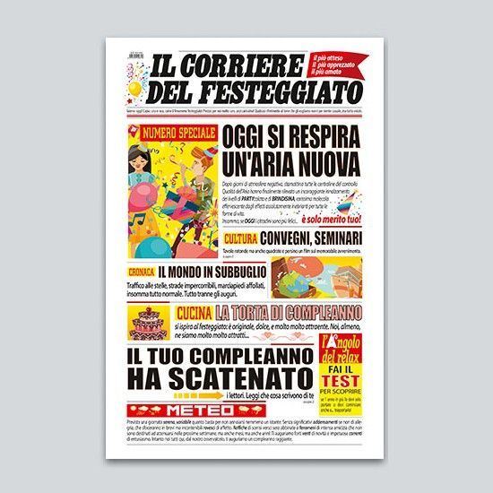 Biglietto Giornale “Compleanno Generico”