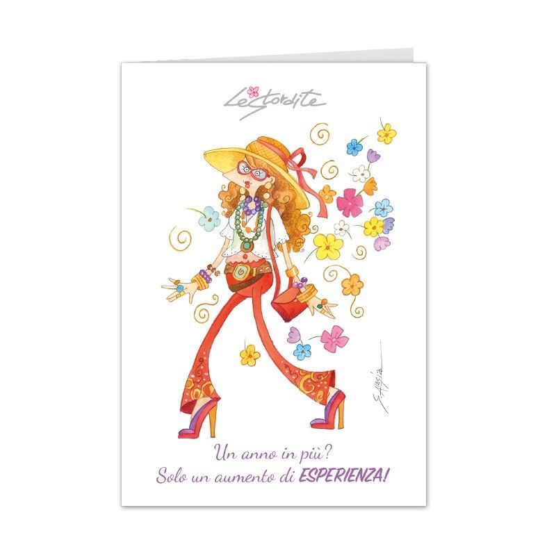 Biglietto Compleanno Le Stordite “Un anno in più?...”