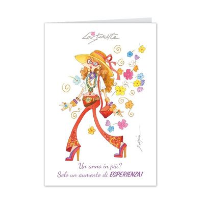 Biglietto Compleanno Le Stordite “Un anno in più?...”