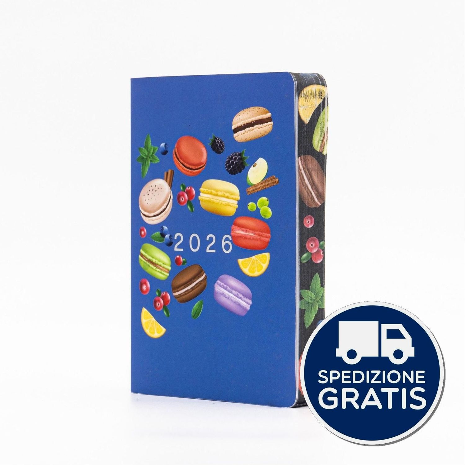 Agenda “Morbidosa Qube Macarons“ Giornaliera 2026 cm.10x15 Agenda “Morbidosa Qube Macarons“ Giornaliera 2026 cm.10x15