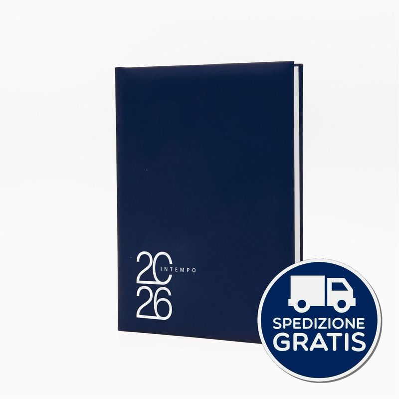 Agenda Giornaliera 2026 cm.15x21 Intempo 7137TX32 Blu