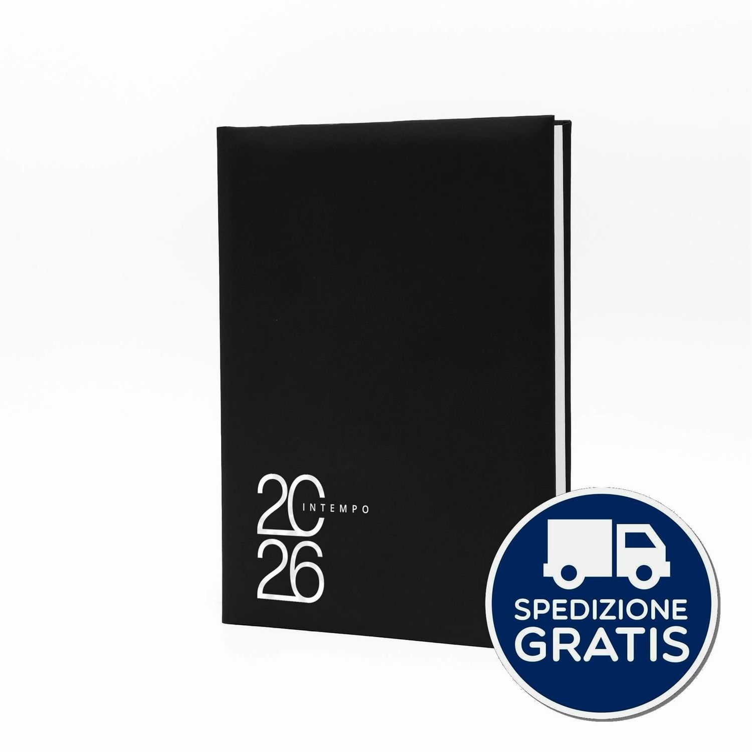 Agenda Giornaliera 2026 cm.15x21 Intempo 7137TX34 Nera Agenda Giornaliera 2026 cm.15x21 Intempo 7137TX34 Nera