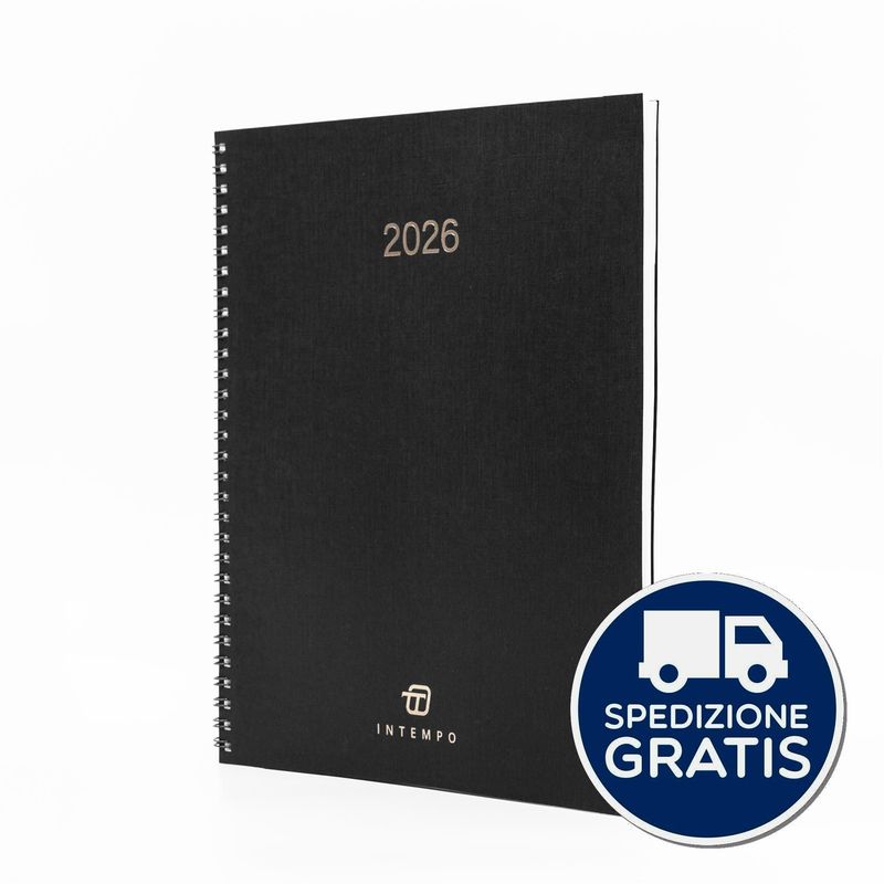 Agenda Settimanale 2026 spirale Intempo 7758SF cm.21x26