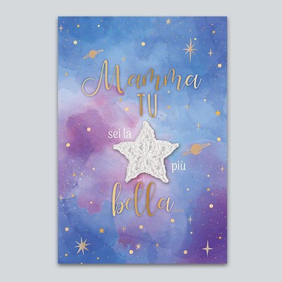 Biglietto Auguri "Mamma sei la più bella"