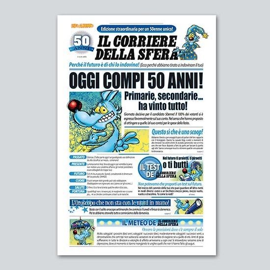 Biglietto Giornale “50 ANNI” Lupo Alberto