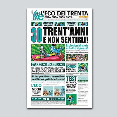 Biglietto Giornale “30 ANNI” Lupo Alberto