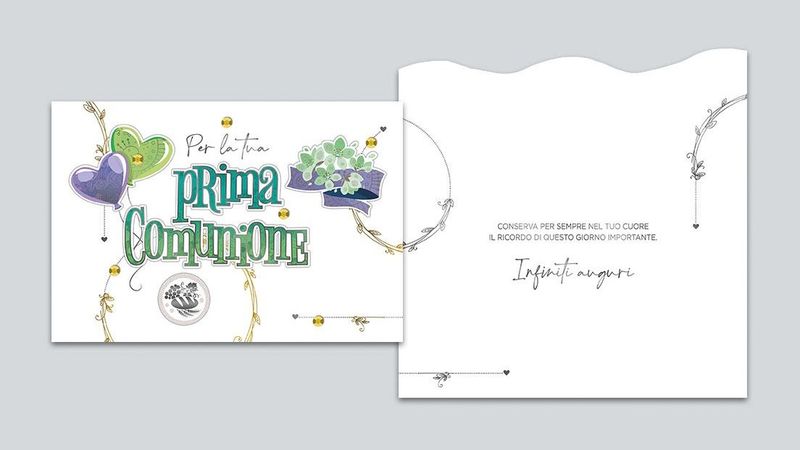 Biglietto Auguri Talking Prima Comunione