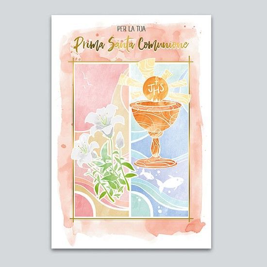 Biglietto Comunione Portasoldi  Bimba “Classic”