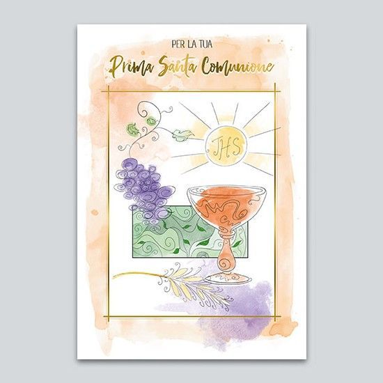 Biglietto Comunione Portasoldi  Bimba “Classic”