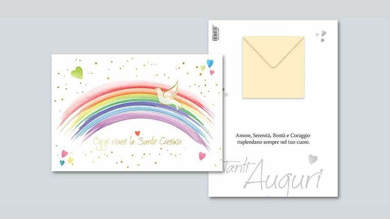 Biglietto Cresima Portasoldi  Unisex “Classic” metal