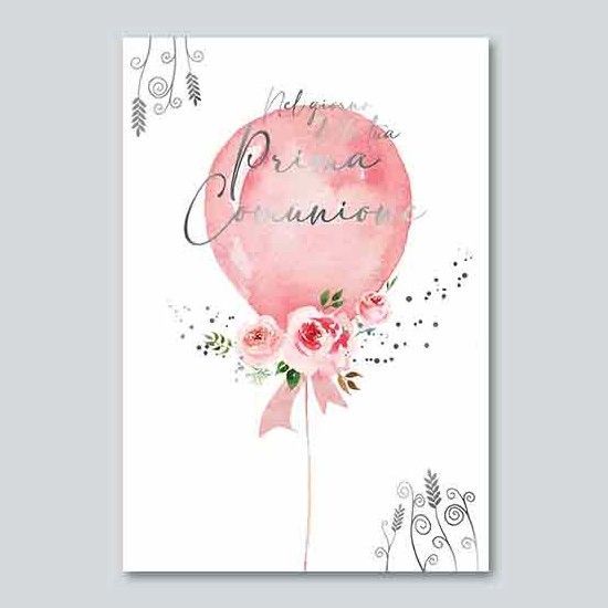 Biglietto Comunione Portasoldi  Bimba “Classic” metal