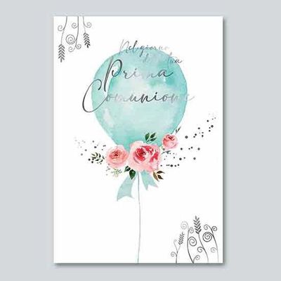 Biglietto Comunione Portasoldi  Bimbo “Classic” metal