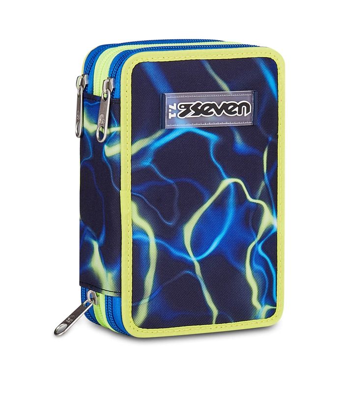 Astuccio 3 zip Seven “Electricvibe” boy