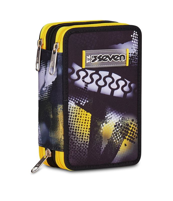 Astuccio 3 zip Seven “Golden Paint” boy