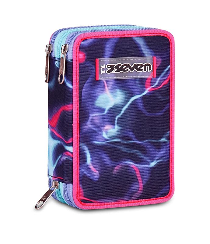 Astuccio 3 zip Seven “Electricvibe” girl