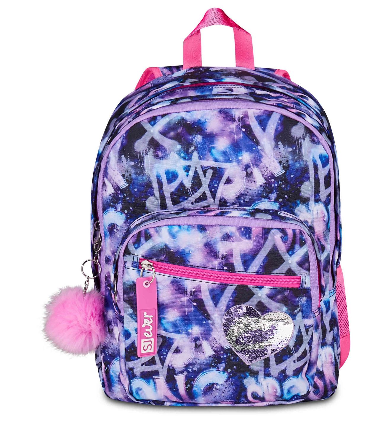 Zaino Doppio Scomparto SJ Ever Multiviolet Girl