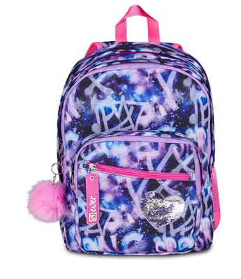 Zaino Doppio Scomparto SJ Ever Multiviolet Girl