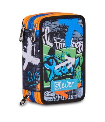 Astuccio 3 zip SJ Ever High Flames boy