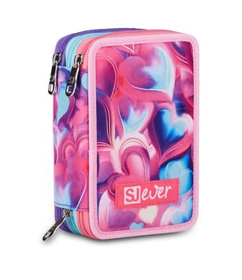 Astuccio 3 zip SJ Ever Pink Beat girl