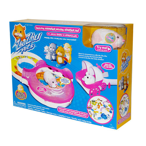 ზაზუნას კომპლექტი - Zhu Zhu Pets Hamster Deluxe Kit - Girl