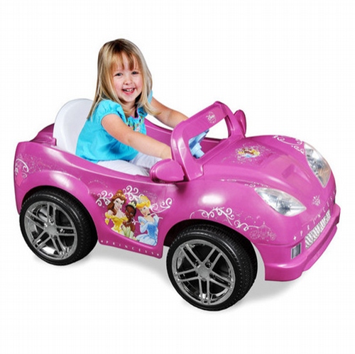 Disney Princess Girls&#39; Convertible Car