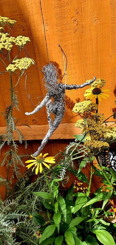 Fairy / Hanging Fairy / Wire sculpture