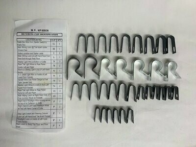 Wiring Clip Set - Willys MB