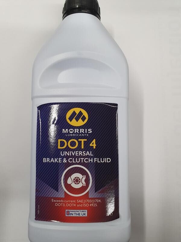 Dot 4 Universal Brake Fluid - 1 Litre