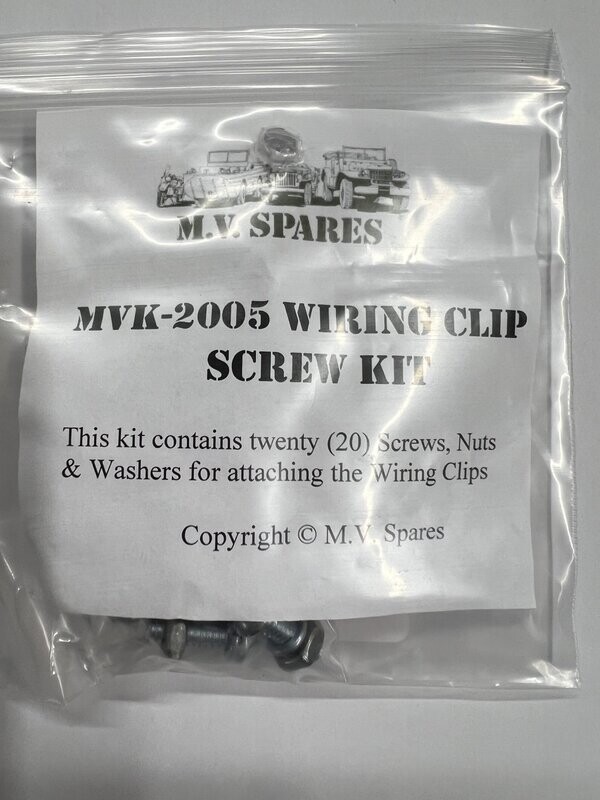Wiring Clip Fixing Kit