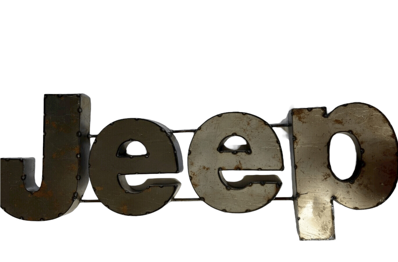 Metal Jeep Sign
