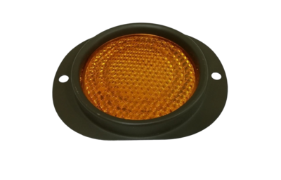 Oval Amber Reflector