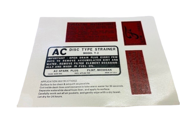Engine Decal Set - Ford GPW
