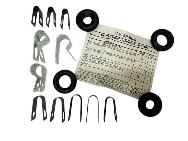 Trailer Wiring Clip Set