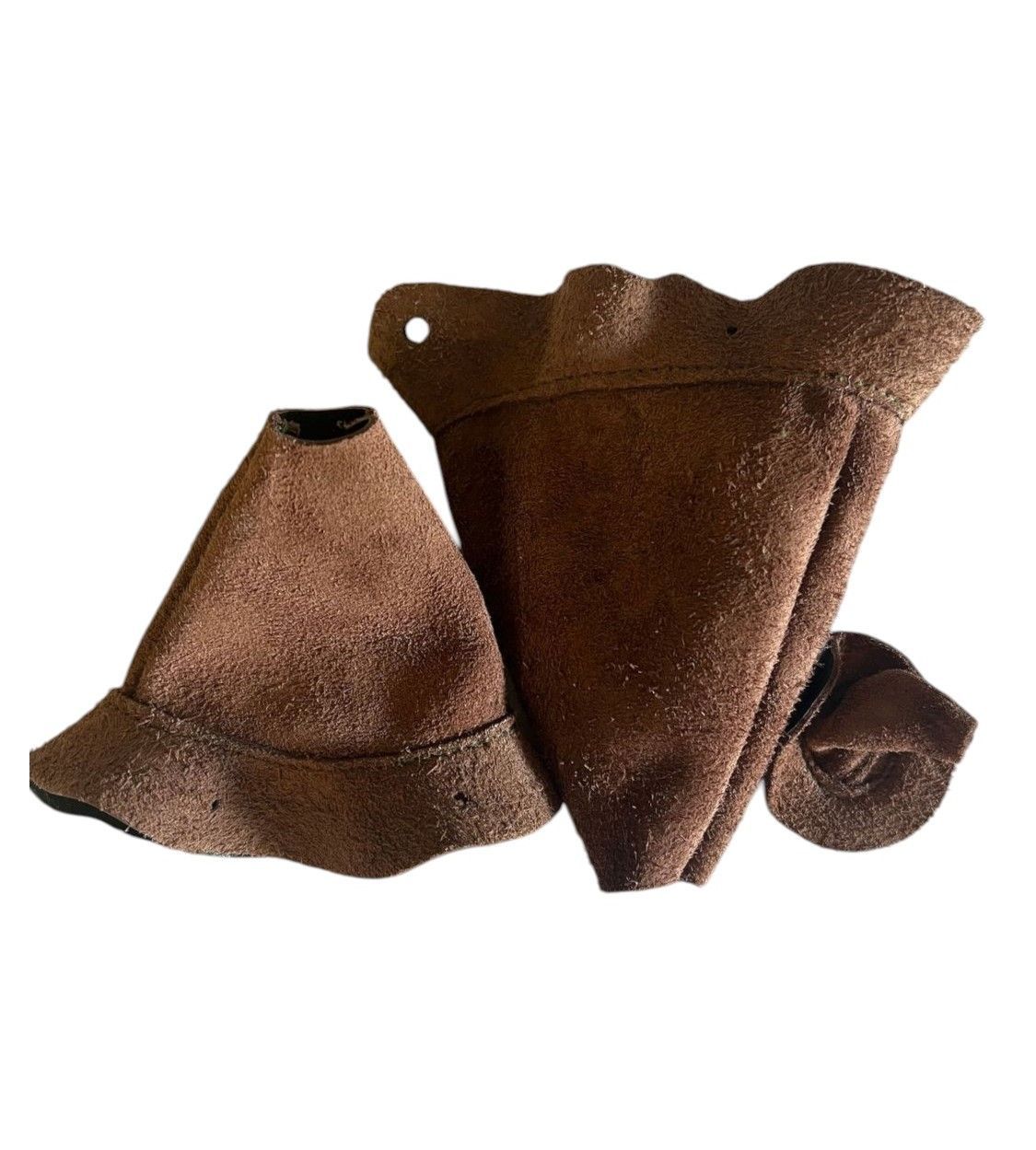 Brown Leather Gaiter Set