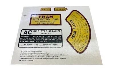 Engine Decal Set - Willys MB