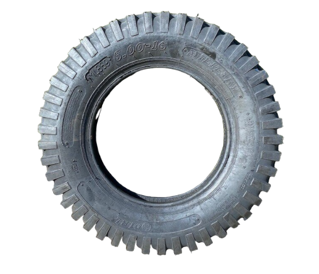Jeep Tyre 600 x 16 - Military Bar Grip