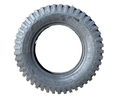 Jeep Tyre 600 x 16 - Military Bar Grip Jeep Tyre 600 x 16 - Military Bar Grip