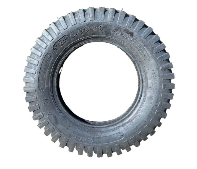 Jeep Tyre 600 x 16 - Military Bar Grip Jeep Tyre 600 x 16 - Military Bar Grip