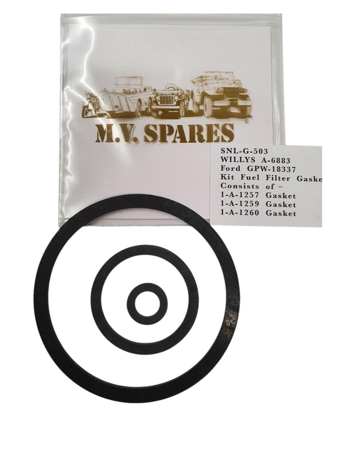 Fuel Filter Gasket Set ( BLACK )