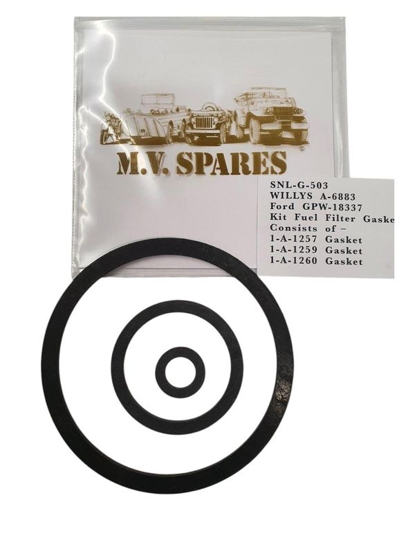 Fuel Filter Gasket Set ( BLACK )