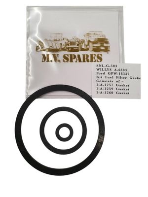 Fuel Filter Gasket Set ( BLACK )